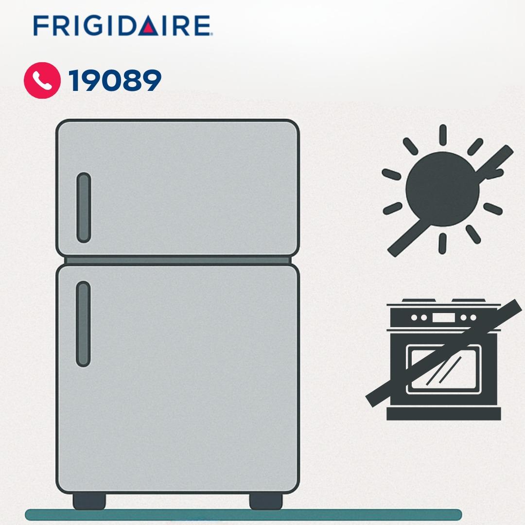 التأكد من استقرار الثلاجة فريجيدير في مكانها التأكد من استقرار الثلاجة فريجيدير في مكانها