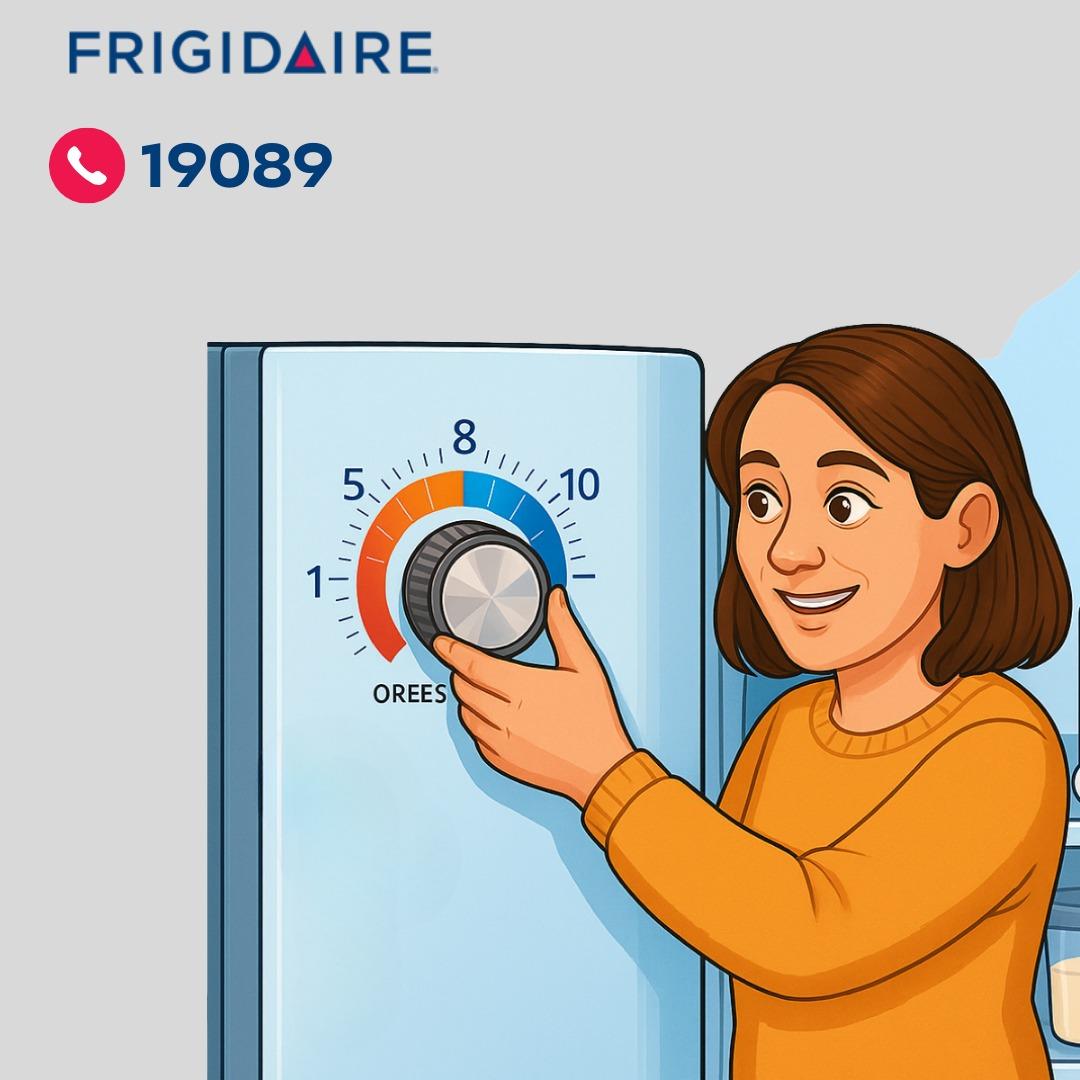 ضبط درجة حرارة الثلاجة والفريزر بثلاجة فريجيدير ضبط درجة حرارة الثلاجة والفريزر بثلاجة فريجيدير