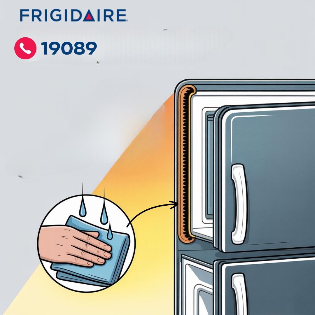 فحص جلدة باب الثلاجة فريجيدير فحص جلدة باب الثلاجة فريجيدير