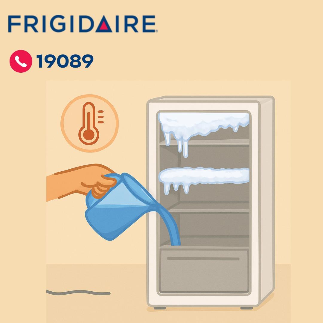 إذابة الثلج المتراكم بفريزر فريجيدير