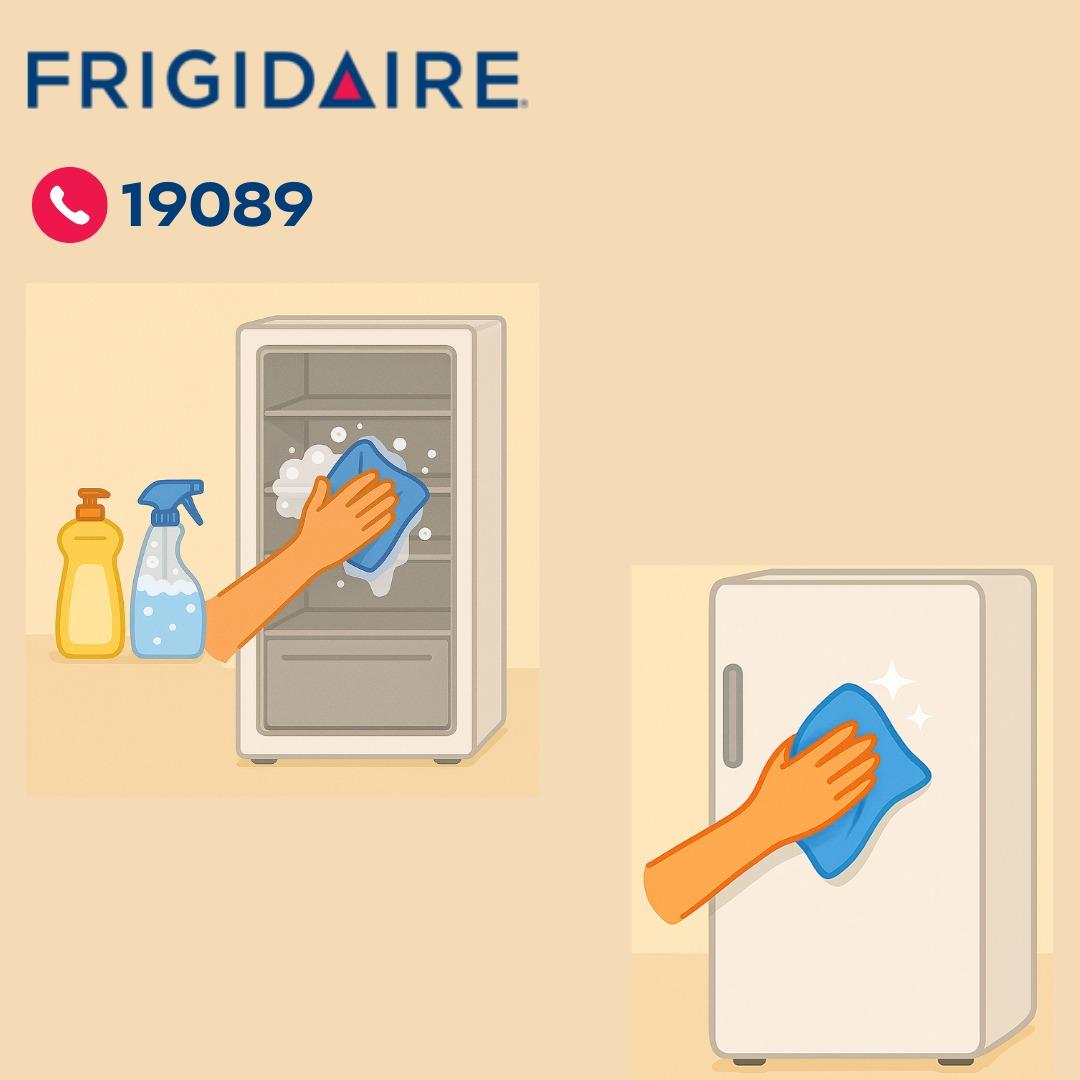 التنظيف الداخلي والخارجي لديب فريزر فريجيدير