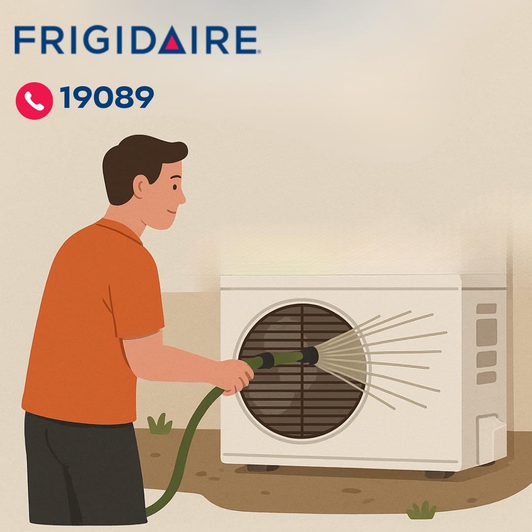 تنظيف الوحدة الخارجية ( الكمبريسور) تنظيف الوحدة الخارجية ( الكمبريسور)