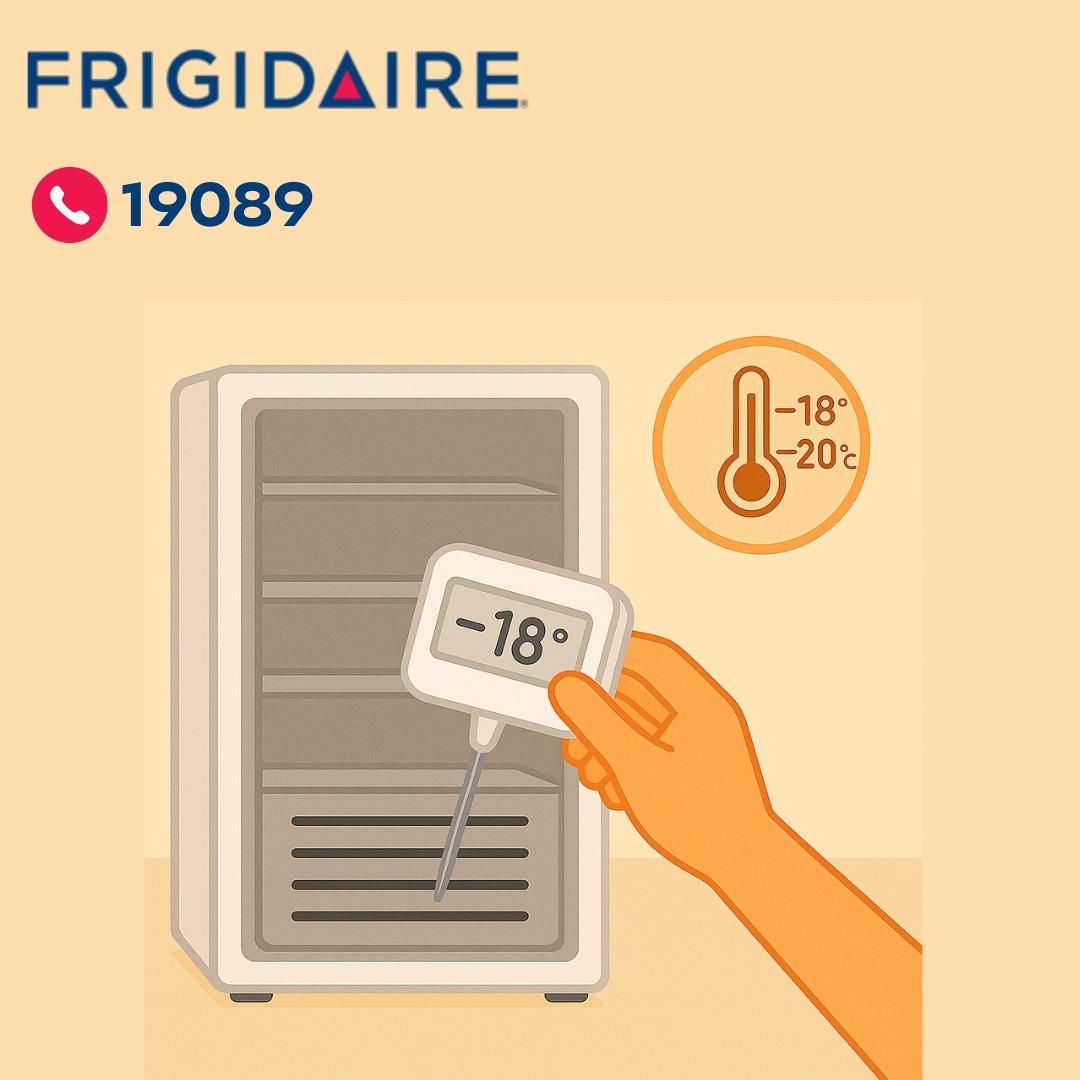 ضبط درجة الحرارة بديب فريزر فريجيدير